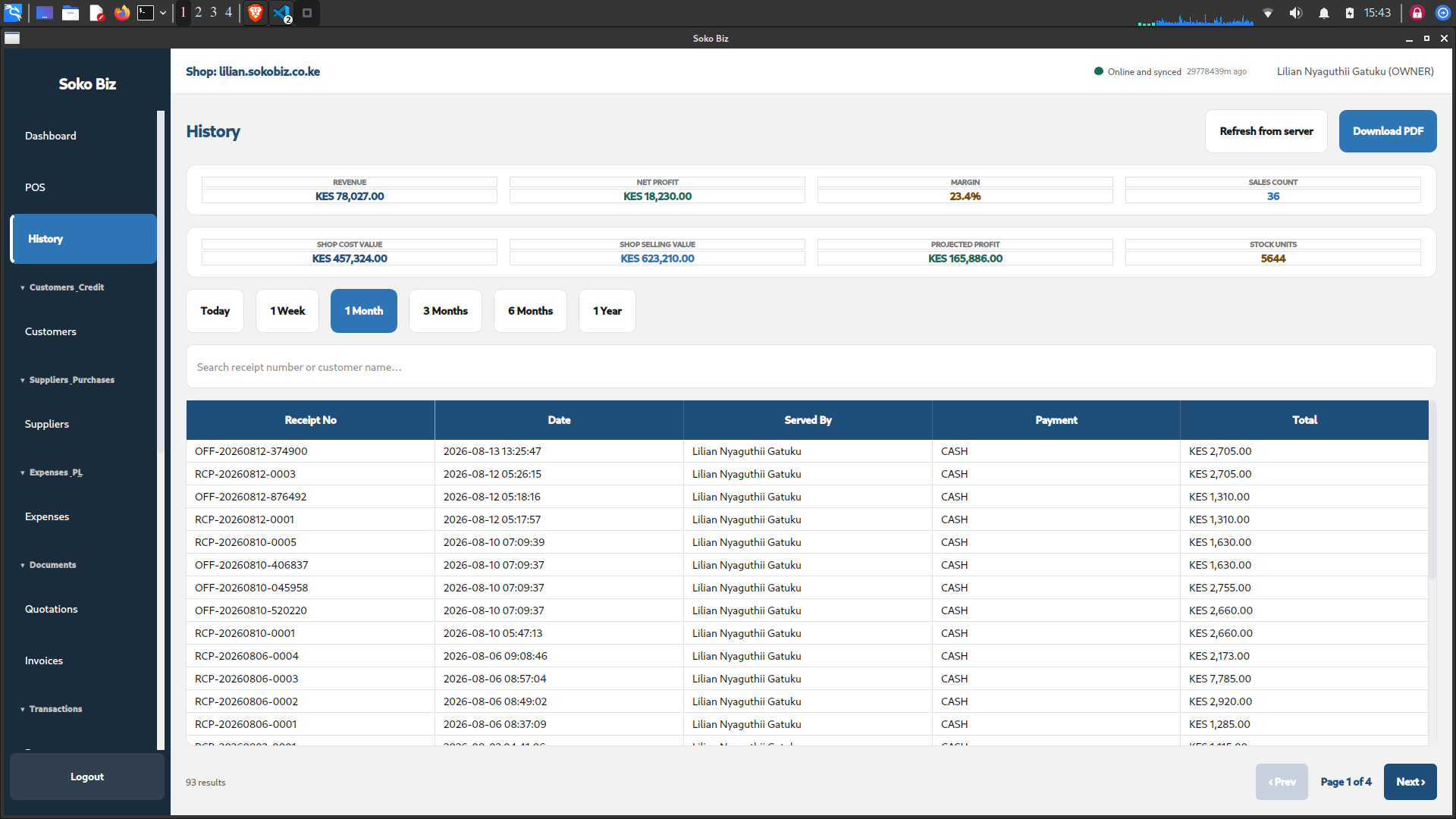 DukaPro Desktop screenshot 4